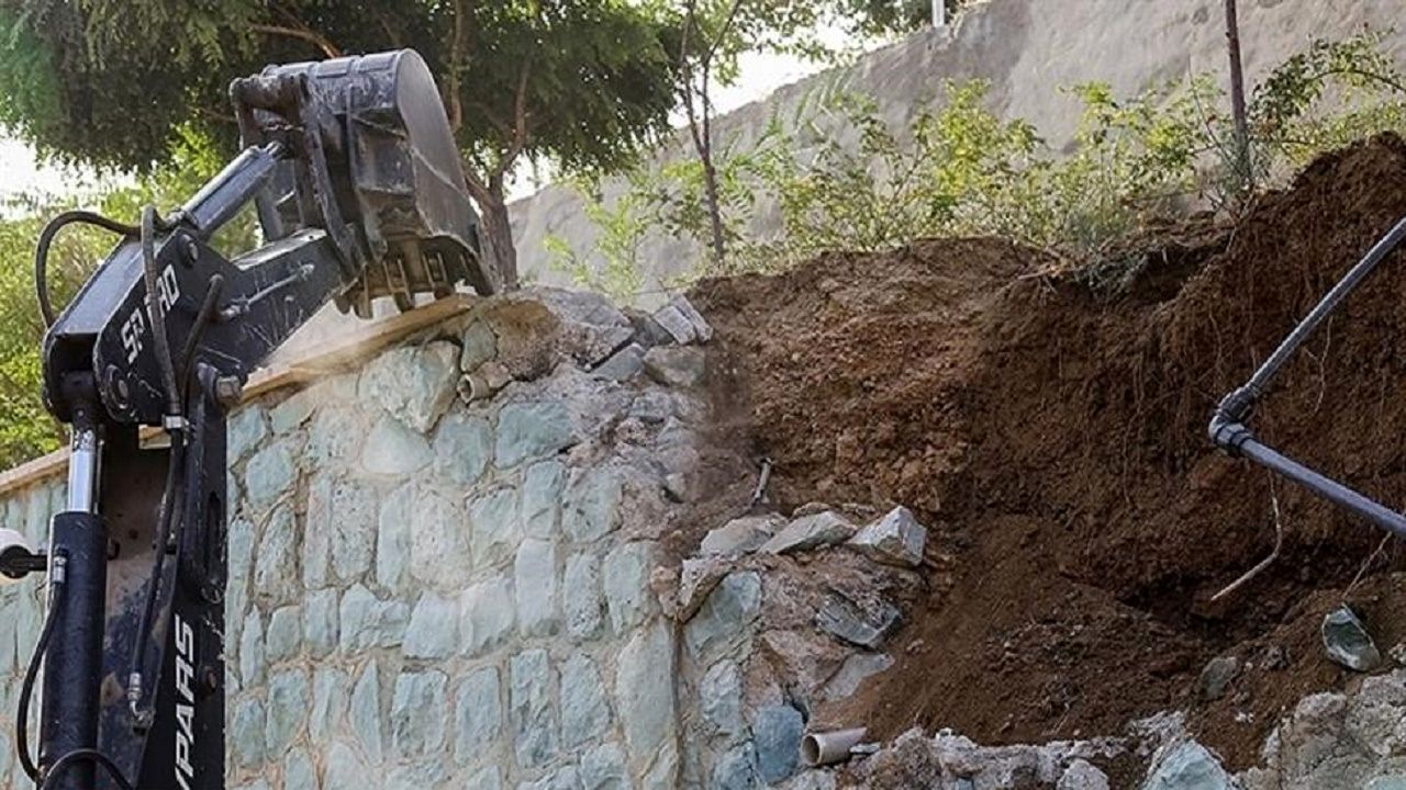 تخریب ویلای لوکس غیرمجاز در منطقه مازندران+جزئیات