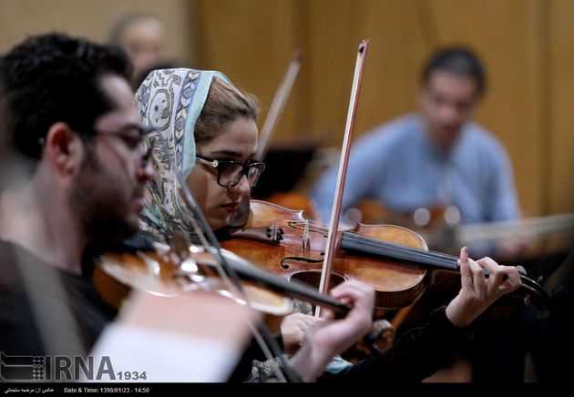 تمرین ارکستر ملی ایران