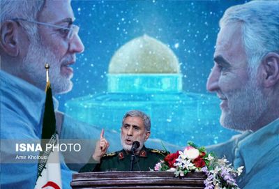 پیام سردار قاآنی به رئیس دفتر سیاسی حماس