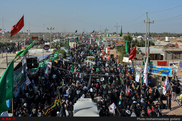 پیاده روی زائرین اربعین 