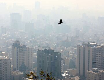 تهران در وضعیت قرمز قرار گرفت+ عکس