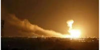 حمله هوایی اسرائیل به حلب/ پدافند هوایی سوریه فعال شد + فیلم