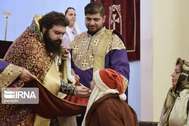 جشن سال نو میلادی در کلیسای سرکیس مقدس تهران