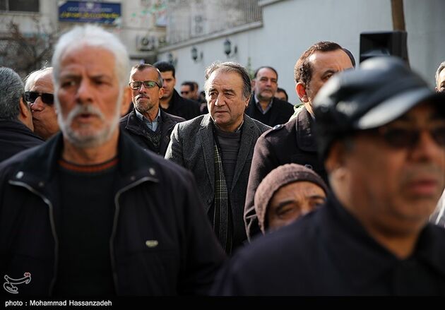 تشییع پیکر مرحوم کاظم افرندنیا