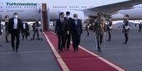 ورود رئیس‌جمهور ترکمنستان به تهران برای نخستین بار