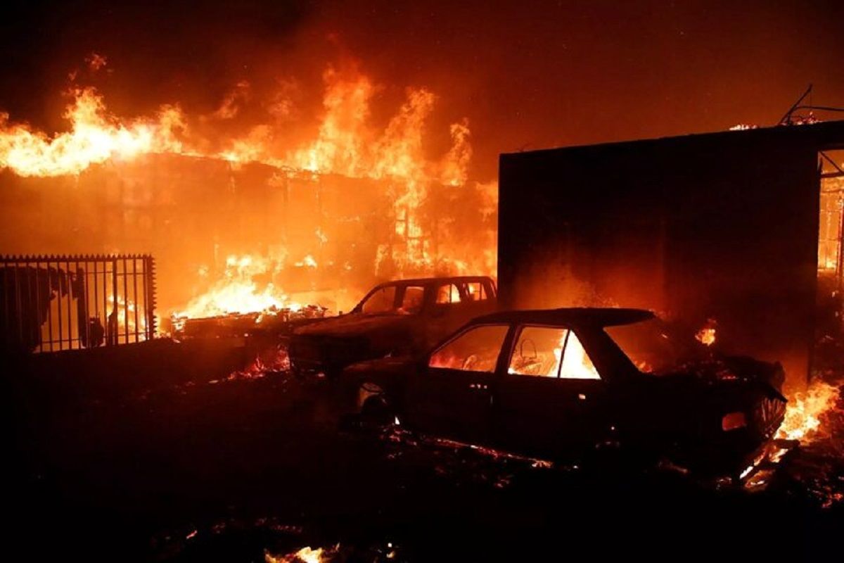 رقص مرگ نفر 123 در میان شعله های آتش/ صدها نفر ناپدید شدند   