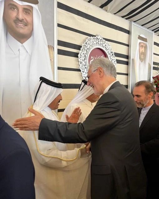 حضور سفیر ایران در عروسی پسر شیخ قطری+تصاویر