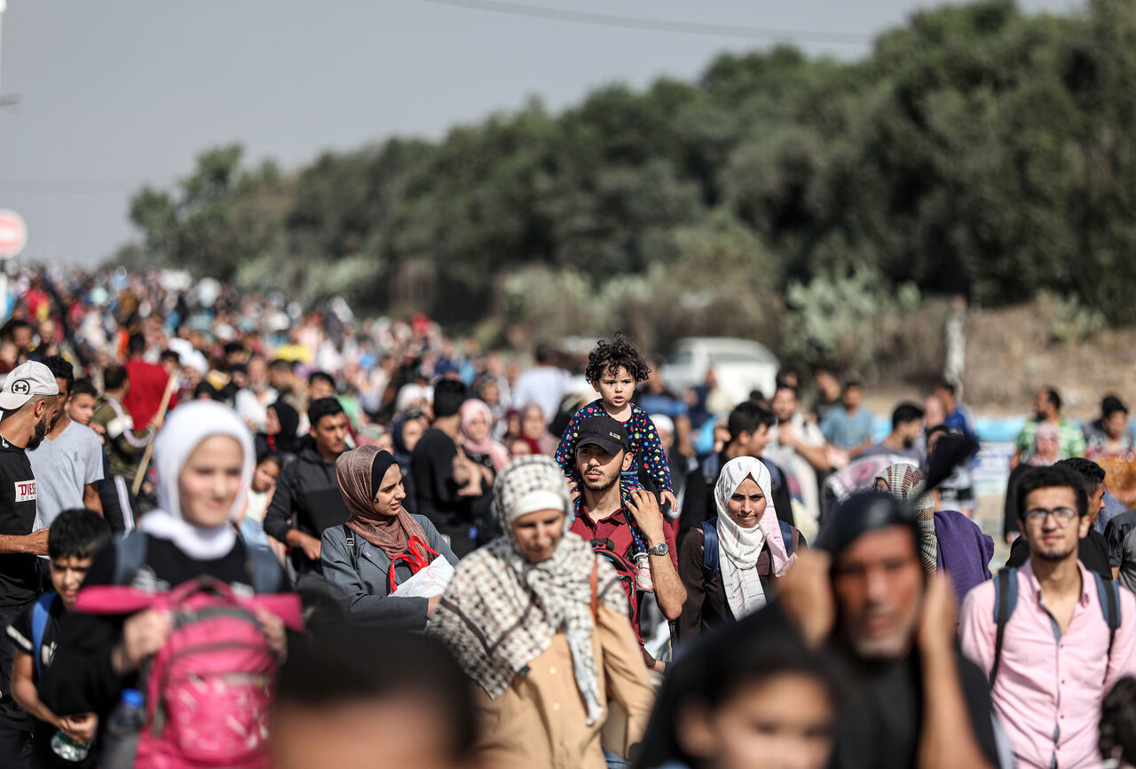 فرار 50 هزار فلسطینی به جنوب غزه/ شمال منطقه جهنم روی زمین است!