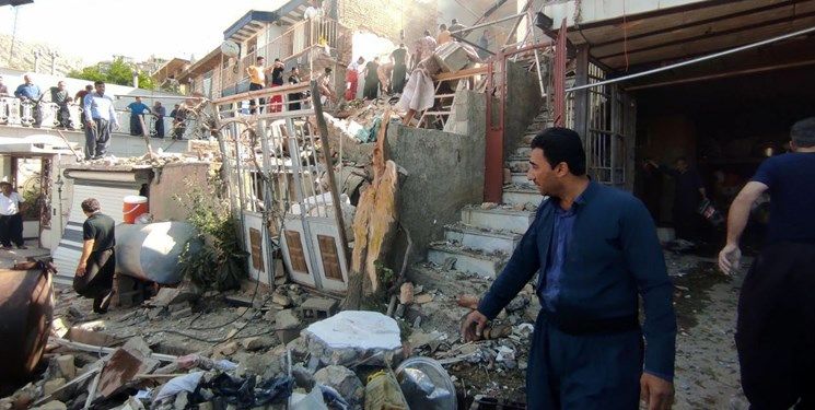 افزایش تعداد مصدومان حادثه انفجار ساختمان در کرمانشاه