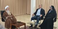 دیدار مسعود پزشکیان با آیت الله جوادی آملی + عکس