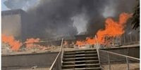 آتش‌سوزی مهیب به نزدیکی کنست رسید/این موزه اسرائیلی تخلیه شد