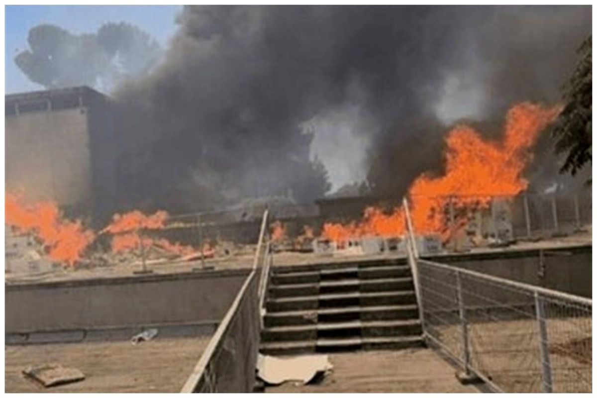 آتش‌سوزی مهیب به نزدیکی کنست رسید / این موزه اسرائیلی تخلیه شد