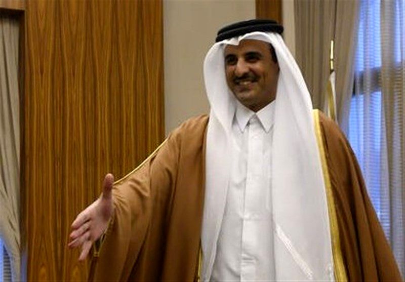 امیر قطر وارد عربستان شد/ استقبال بن سلمان از تمیم+عکس
