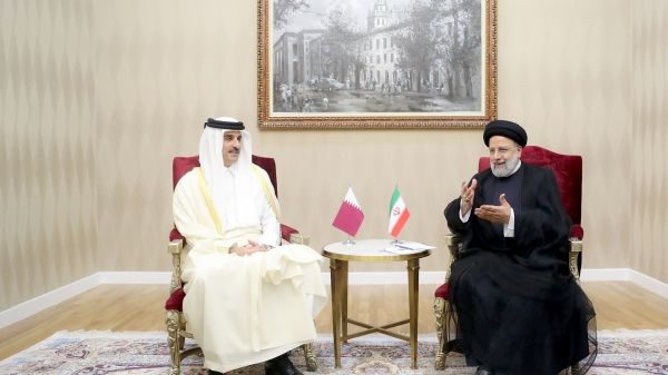 رئیسی و امیر قطر در آستانه دیدار کردند