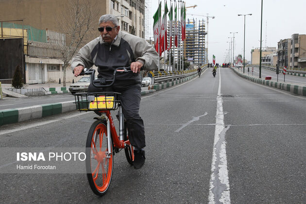 همایش بزرگ دوچرخه‌سواری در تهران