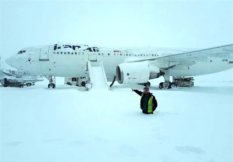 یک اتفاق باور نکردنی پس از برف در فرودگاه مهرآباد! + عکس