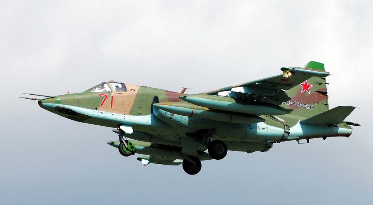 ادعای اوکراین درباره جنگنده سوخو-۲۵ روسیه 