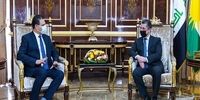 دیدار سفیر مصر با بارزانی در عراق 