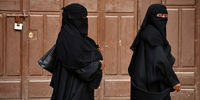 اولین تجمع زنان برقع‌پوش حامی طالبان در کابل