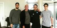 ملاقات علیرضا منصوریان و مهدی مهدوی کیا در آلمان +عکس