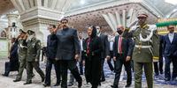رییس جمهور ونزوئلا در حرم امام خمینی (ره)+عکس