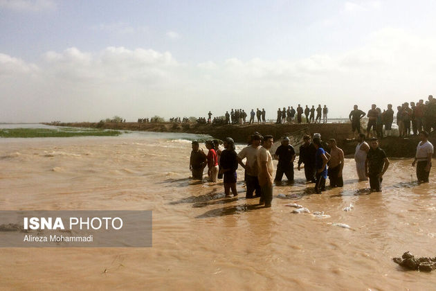 مقابله با محاصره سیلاب در خوزستان