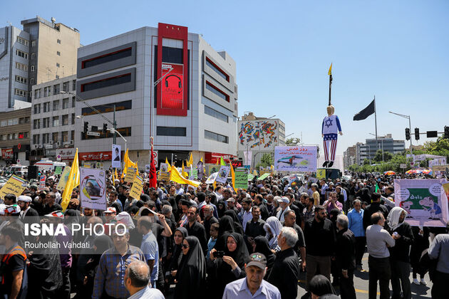 راهپیمایی روز قدس - تهران