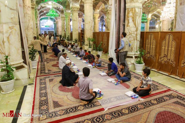 افطاری در حرم حضرت زهرا(س) 10