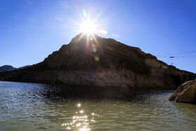 آبگیری سد جیرفت پس از بارش‌های اخیر