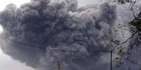 لحظه هولناک فوران آتشفشان اندونزی + فیلم 