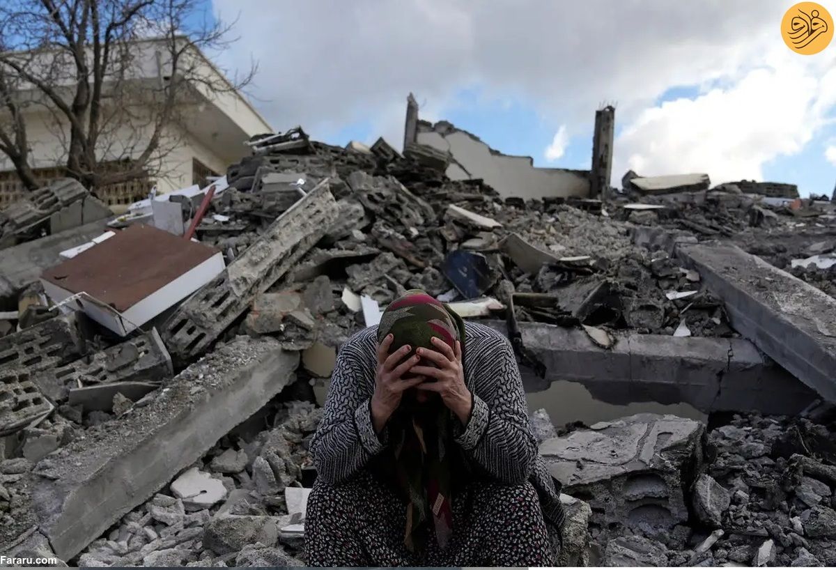 عکسی دردناک از زلزله ترکیه که قلب ها را تکان داد