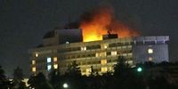 سه انفجار پی در پی در هتل کنتیننتال کابل/ آمار اولیه تلفات + عکس