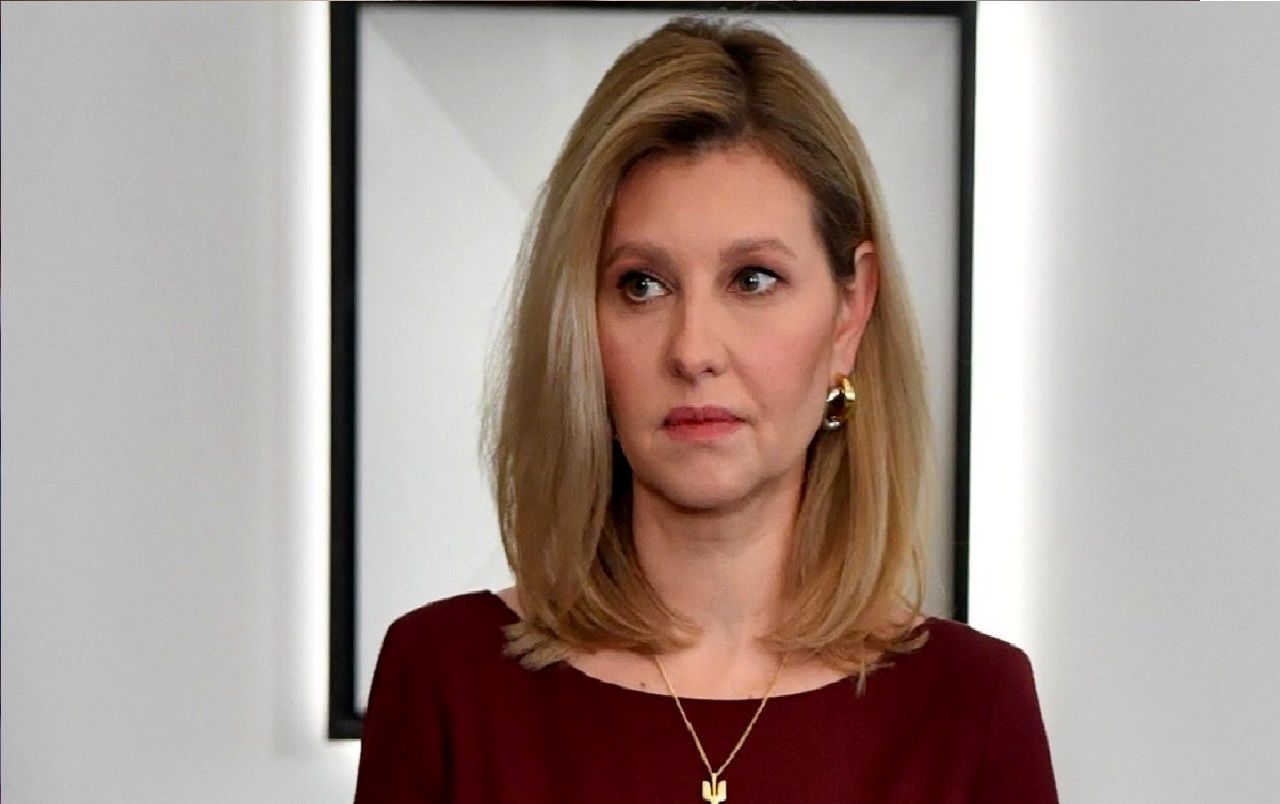 پوشش متفاوت بانوی اول اوکراین در یک مراسم+ عکس