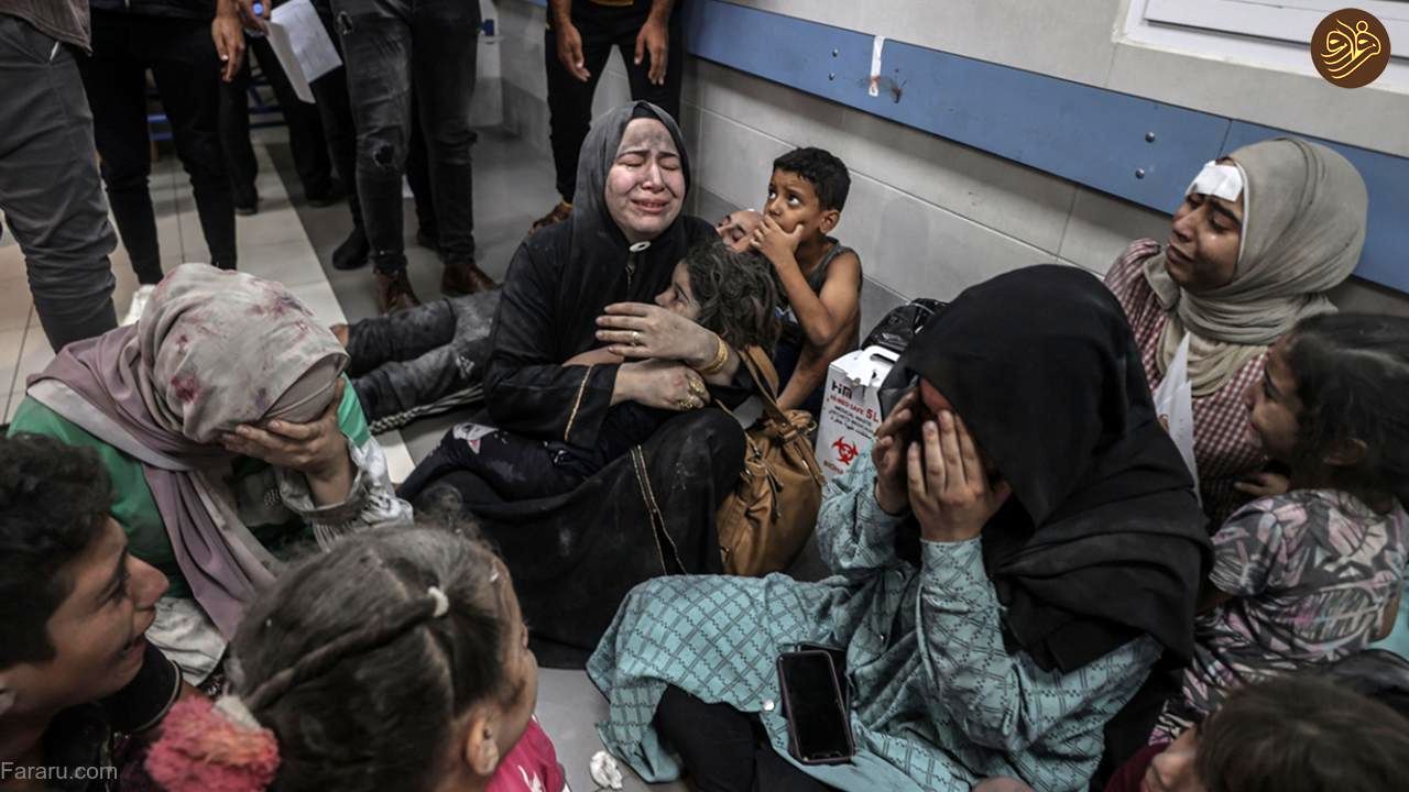 حمله اسرائیل به بیمارستان کودکان غزه + فیلم
