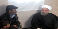 روحانی چگونه در جمع مردم زلزله زده کرمان حاضر شد؟ + عکس