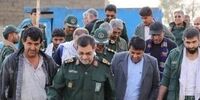 حضور فرمانده نیروی دریایی سپاه در مناطق زلزله زده هرمزگان 