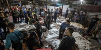 لحظات هولناک دومین بمباران بیمارستان غزه توسط اسرائیل+ فیلم 
