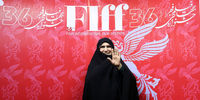 حضور دختر امام (ره) در جشنواره فیلم فجر+عکس