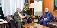 دیدار وزیر خارجه پاکستان با سفیر ایران/ اسحاق‌دار: دیپلماسی تنها راه  دستیابی به صلح است