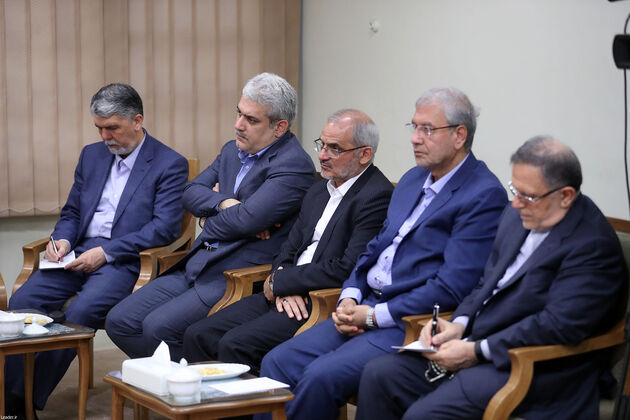 دیدار هیئت دولت با رهبری