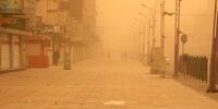 وضعیت وحشتناک گرد و غبار در ورزشگاه غدیر اهواز + عکس