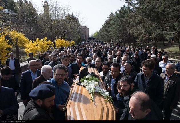 مراسم تشییع داریوش شایگان