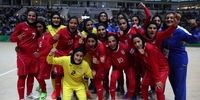 دختران  ایران قهرمان فوتسال آسیا شدند+عکس