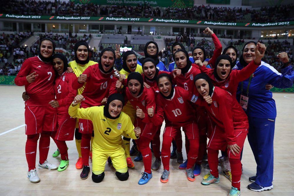 دختران  ایران قهرمان فوتسال آسیا شدند+عکس