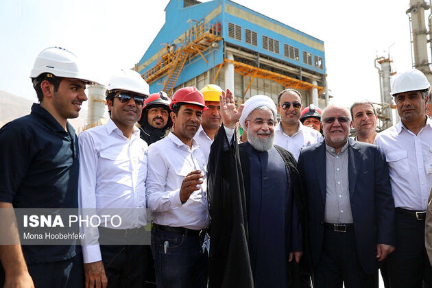 روحانی در عسلویه