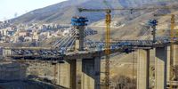 بلندترین پل خاورمیانه در مسیر تهران - کرج | نماد مهندسی ایرانی در آستانه بهره‌برداری + فیلم