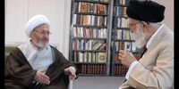 این مرجع تقلید بر پیکر رهبر شهید نماز می خواند