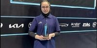 در مسابقات تنیس روی میز تونس: سارینا جهانشاهی برنزی شد