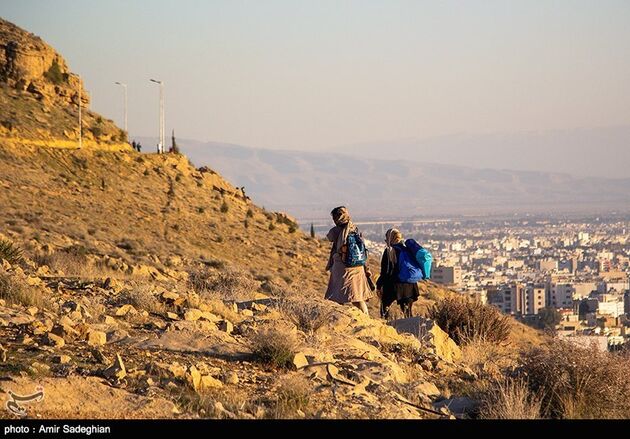 پیاده روی شیراز