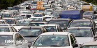 ترافیک سنگین در برخی مقاطع آزادراه قزوین - تهران